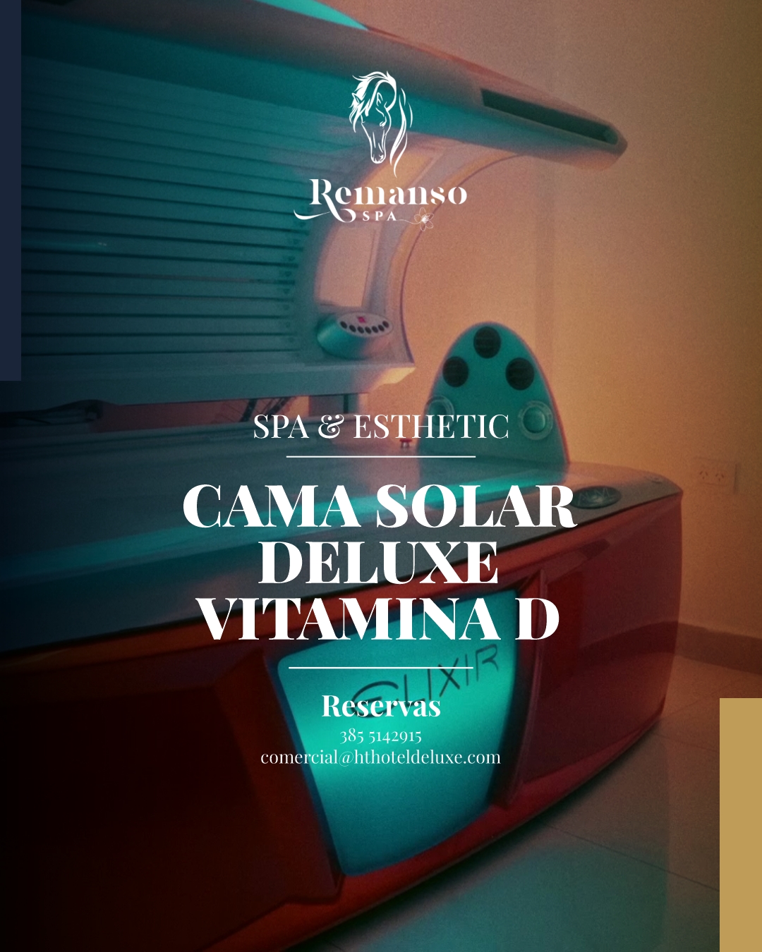 Cama Solar Vitamina D HT Hotel Deluxe